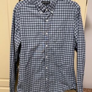 Men's Blue Checkered Shirt